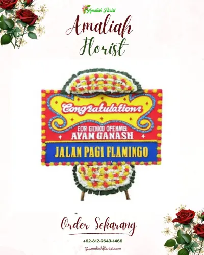 Bunga Papan Congratulation di Kupang Krajan